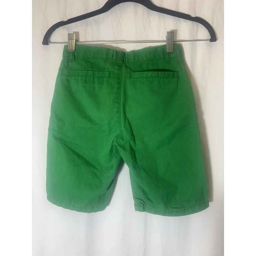 The Children's Place Boys Size 6 Green Pull‎ On Cargo Shorts P7